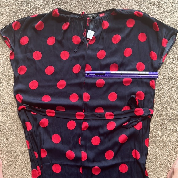 NWT Banana Republic Midi Dress with Polka Dots - Picture 7 of 7